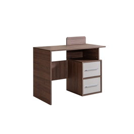 Hanah Home Milano Escritorio de Estudio Blanco y Marrón